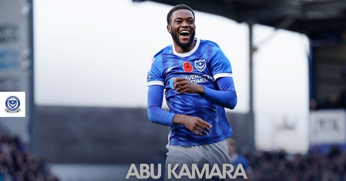 Abu Kamara seals Portsmouth FC’s 31 victory over Cambridge United