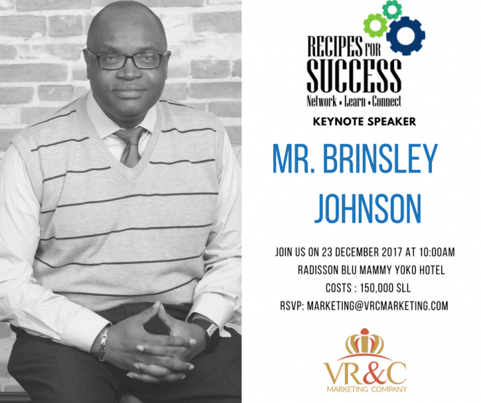 Sierra Leone Recipes for Success returns to Radisson Blu on 23