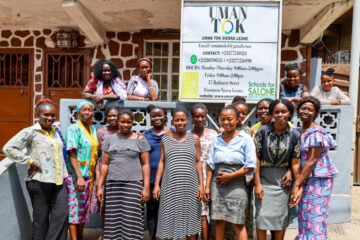 These Sierra Leonean Women have made 50,000 reusable pads to End Period Poverty