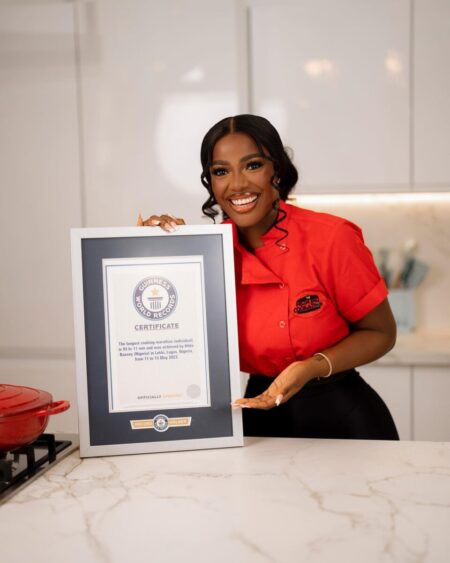 Two Times The Charm: Nigerian Chef Hilda Baci wins Big with New Jollof Guinness World Record