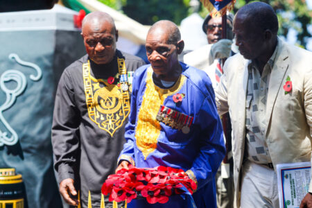 Remembrance Day at Historic Freetown Memorial