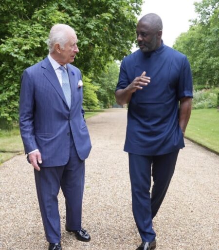 Idris Elba and King Charles III