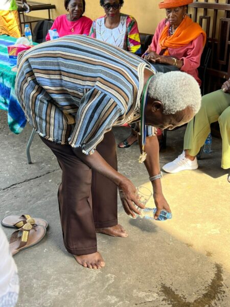 Chief Matthew Jiabao Young Pouring Libation