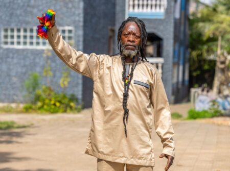 Ras Larry Morgan, President of the Rastafari Council of Sierra Leone
