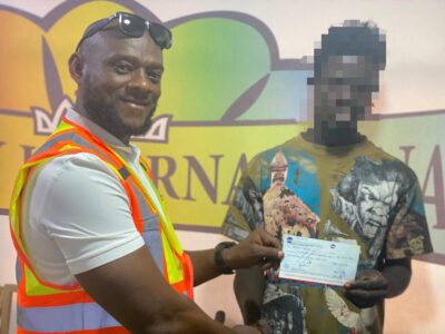 Abdulai Moiwo, a commercial bike rider based in Freetown, has won Le259,300 from Mercury International football betting after staking just Le20. It is Moiwo’s first-ever winning bet since joining the platform.
