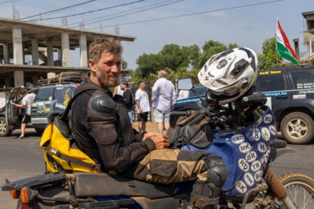 Balázs Varga, one of the participants of the rally (Image by Swit Salone)