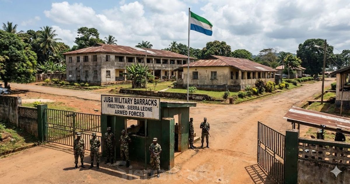 Sierra Leone’s Ministry of Defence and the Republic of Sierra Leone Armed Forces (RSLAF) have, on Monday, 23, 2026, confirmed that they have secured land in Masiaka for the construction of a modern military accommodation complex, as they plan to relocate the Juba Barracks in central Freetown.