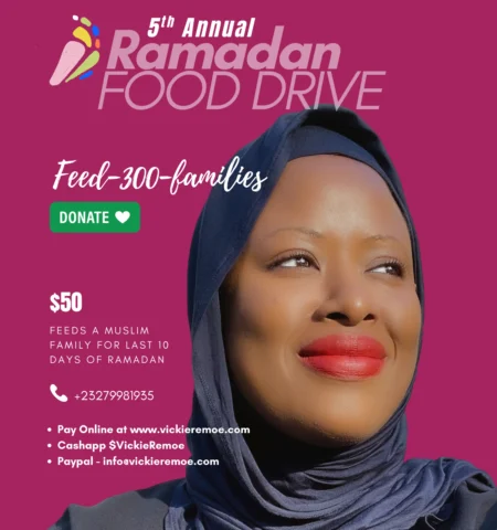 Vickie Remoe, Ramadan Food Drive