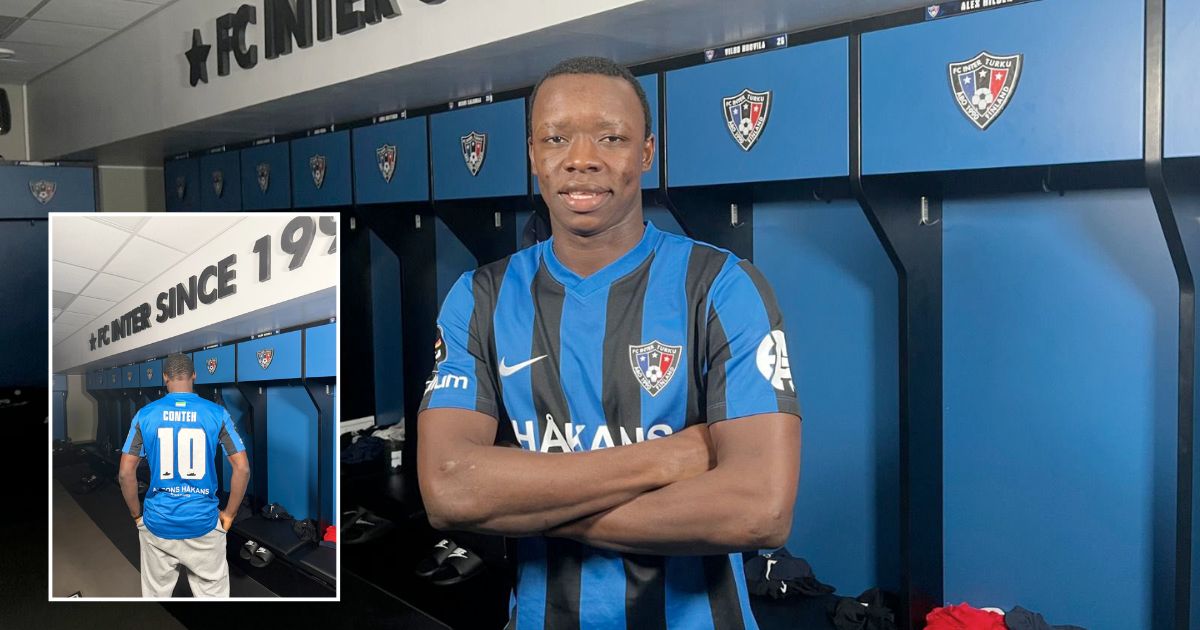 Finnish Veikkausliiga side FC Inter Turku have completed the signing of 21-year-old Sierra Leone international forward Alie Conteh on a one-year loan deal from Norwegian top-flight club Strømsgodset IF, with an option to buy.