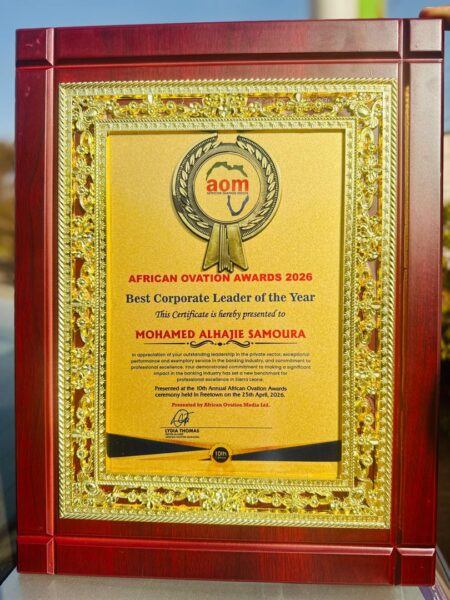 UBA Sierra Leone Shines With Double Victory at the 10th African Ovation Awards