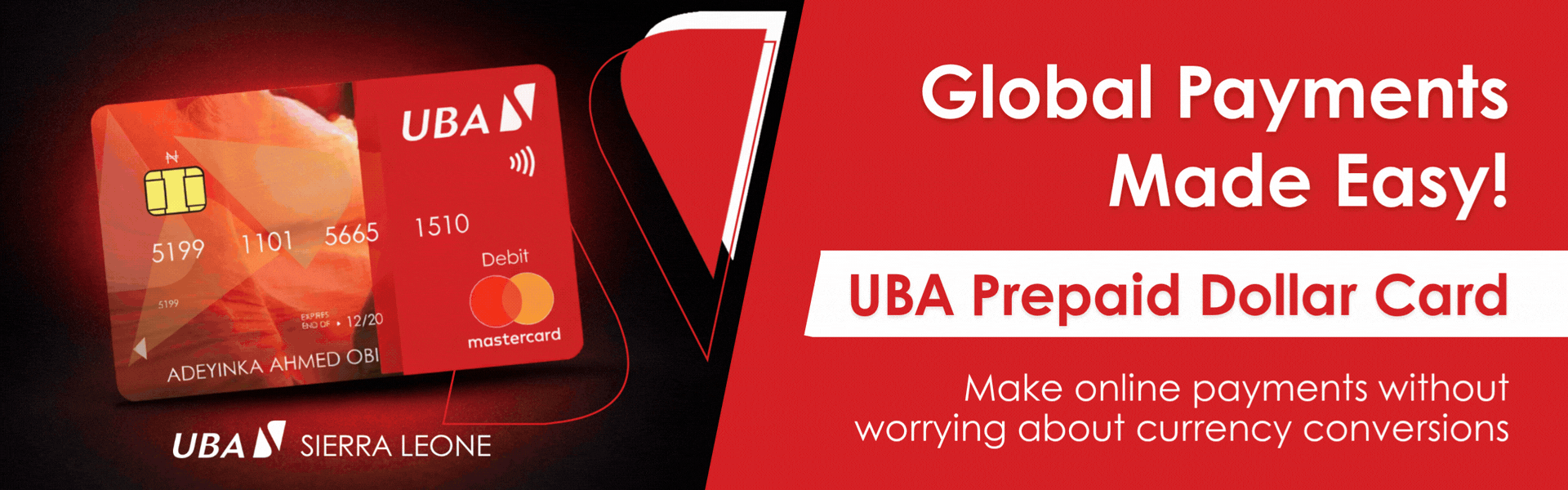 UBA Prepaid Dollar Visa
