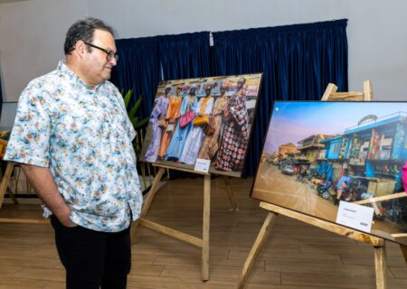 Image: Managing Director and CEO of Mercury International, Martin Edmond Michael, at the exhibition 