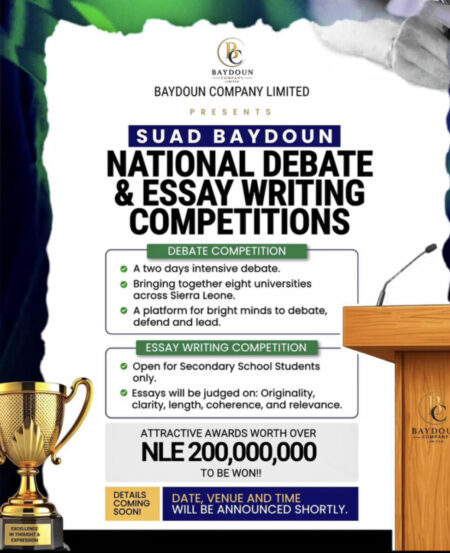 Suad Baydoun National Debate and Essay Competitions