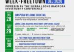 Sierra Leone Diaspora Investment Conference