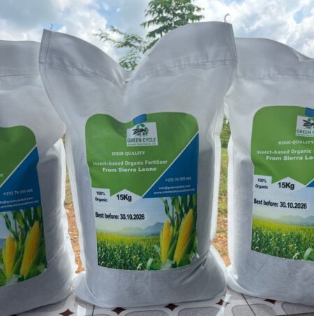 The insect-based fertiliser produced by EntoTech