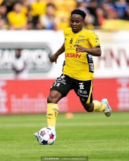 Momoh Kamara on national duty for Sierra Leone