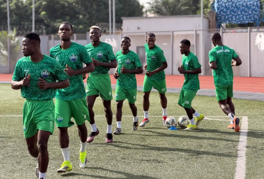 Graphic listing Sierra Leonean footballers abroad and their clubs for the 2026/27 season