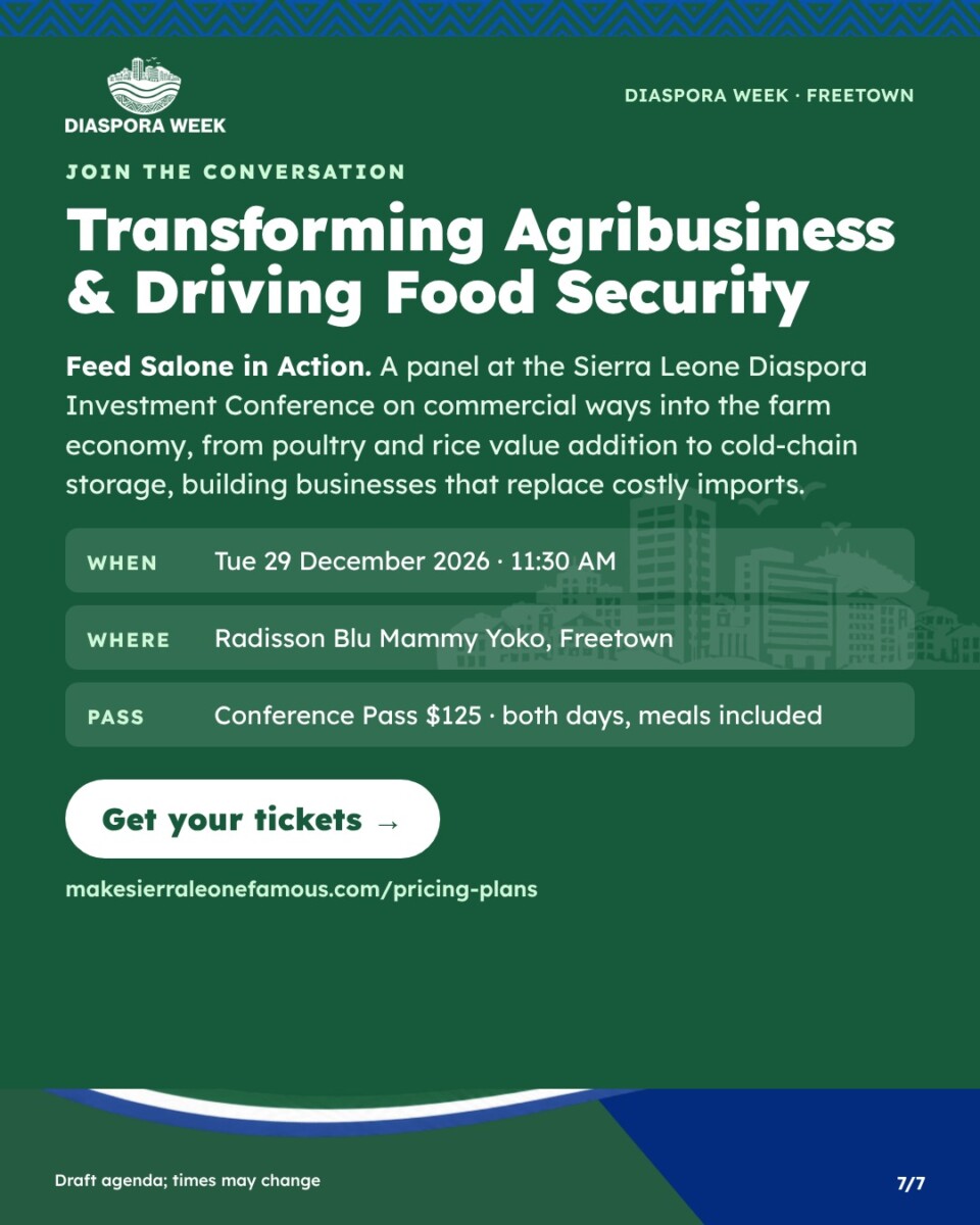 Feed Salone in Action panel, 29 December 2026