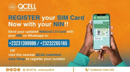 Directives of how to connect NIN with Qcell sim