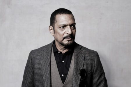 A portrait of Nana Patekar