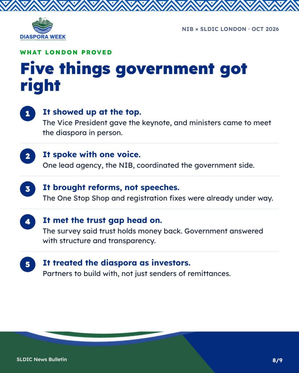 Five things government got right