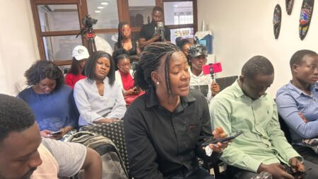 Journalists at Press Briefing of the Diaspora Week