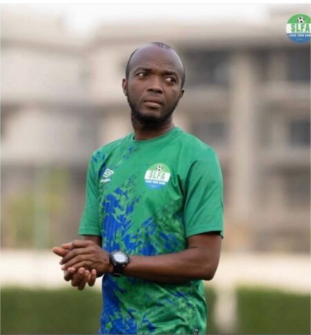 Sierra Leone U-20 head coach Mohamed Lamin Kamara