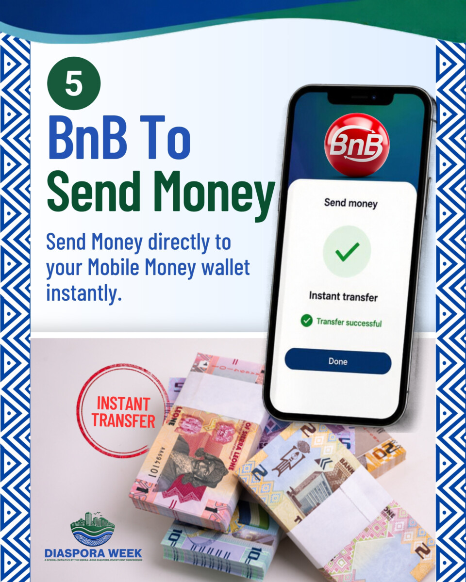 5. BnB to send money