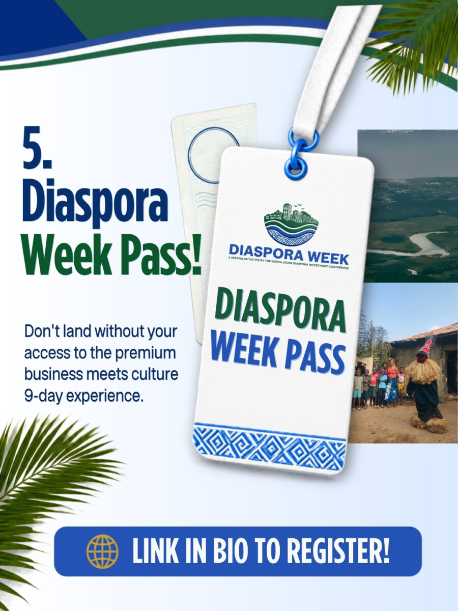 5. Your Diaspora Week pass