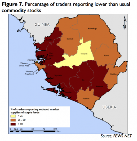 Sierra Leone commodity map_FEWSNET